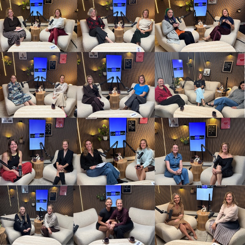 Twelve of the women who join Maddie in the studio across Season One